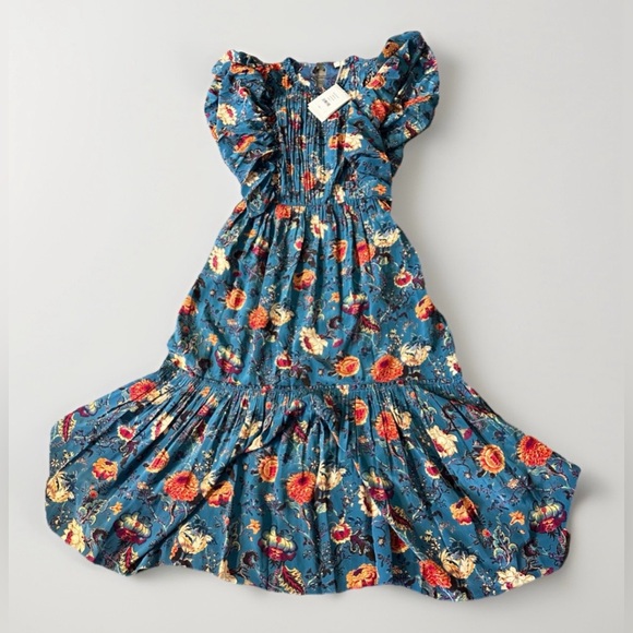 Ulla Johnson 100% Silk Ilaria Dress, $850 NWT, US 0, Pre-Fall 2024, 893 - Picture 9 of 12